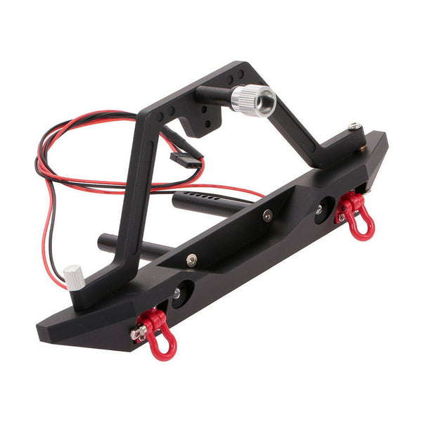1 Set Metal Rear Bumper Mounts with Spare Tire for 1/10 RC Tracked Vehicle