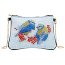 DIY Bird Special Shaped Diamond Painting Women Leather Chain Shoulder Bags