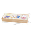 DIY Rabbit Clothes Wooden Educational Puzzles Changing Puzzle Set Children Toys