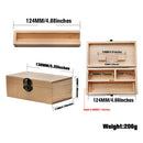 Portable Wooden Storage Box Holder Hand Cigarette Tool Box Case A