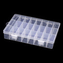 Plastic Jewelry Nail Art Storage Box Multi-grid Pill Case Beads Container