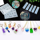 83Pcs/set Handmade Crystal Glue Mold Bracelet Pendant Ornament Mold Tool Y7A6