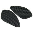 Motorcycle Black Rubber Gas Oil Tank Knee Pads Motorbike Universal Fuel Tan