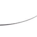 Hoisting Lifting 7x7 1mm Dia Stainless Steel Flexible Wire Rope 177Ft
