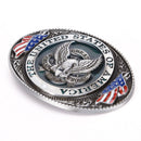 Western style New USA American flag eagle metal alloy fashion Men Belt Buckle M&