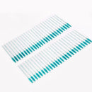 50pcs Disposable Makeup Eyelash Brush Mascara Wands Applicator (Lake Blue)