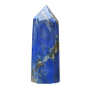 Natural Rock Lapis Lazuli Quartz Crystal Stone Point Healing Wand Obelisk Decor