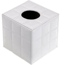 Pu Leather Tissue Box Holder, Square Napkin Holder Pumping Paper Case Dispe X3B9
