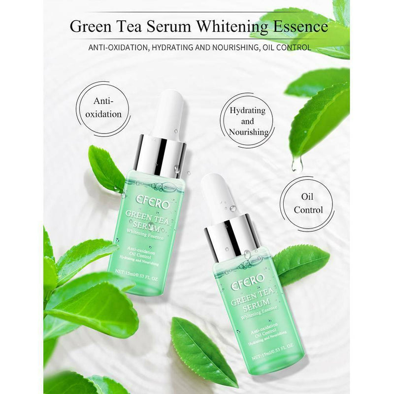 15ML Green lough Pore Corset Serum Tea Serum Moisturizing Whitening Essence AU