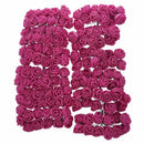 144pcs 2CM PE Rose Foam Mini Flower Bouquet Solid Color/wedding decoration