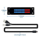 VHM-902 Mini Dual 30 Level Indicator VU Meter Stereo Amplifier Board with A H1Y4