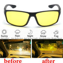 Anti-fatigue Unisex Night Driving Glasses Anti Glare Vision Driver Sunglasses