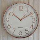 Modern Wall Clock,12 Inch Large Decorative Universal Silent Indoor Quartz R