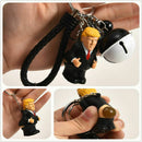 Donald Trump poop keyring president squeeze funny key chain novelty fun Gift HOT