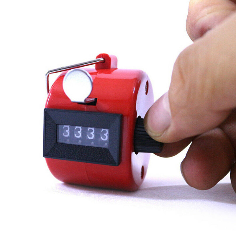 Digit Number Manual Handheld Tally Mechanical Clicker Golf Stroke Hand Counte Gw
