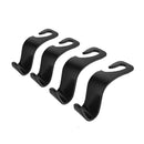 4 pcs Universal Seat Back Hooks Hangers for Car Organizer Universal Headres I9O9
