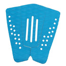 3 Count Blue Surfing Boards Anti-slip Decks Beach Surfboard Traction Pads for