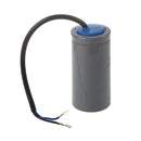 CD60 AC 250V 150uF Wired Single Phase Motor Start Capacitor Gray