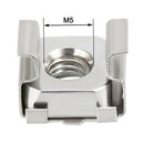 35 pcs 304 Stainless Steel M5 Mounting Cage Nut for Server Shelf Cabinet R7O5