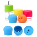 Stretchable Leakproof Silicone Lids Creative Kids Baby Drinking Cup Cover