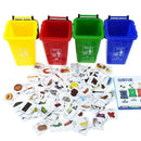 Kids Mini Trash Cans Storage Garbage Sorting Game Prop Puzzle Educational Toys