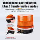 Warning Light Roof Top Auto Flash 9 LEDs Universal Easy Install For Vehicles