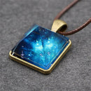 Pyramid Natural Luminous Beauty Pendant Fantasy Luminous Star Necklace SE
