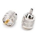 10x UHF Male PL259 Plugs Crimp RG58/142/LMR195 RG400 Screwed Coupling Connector