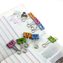 10pcs School Office Home Metal File Ticket Paper Binder Clips Document Holder
