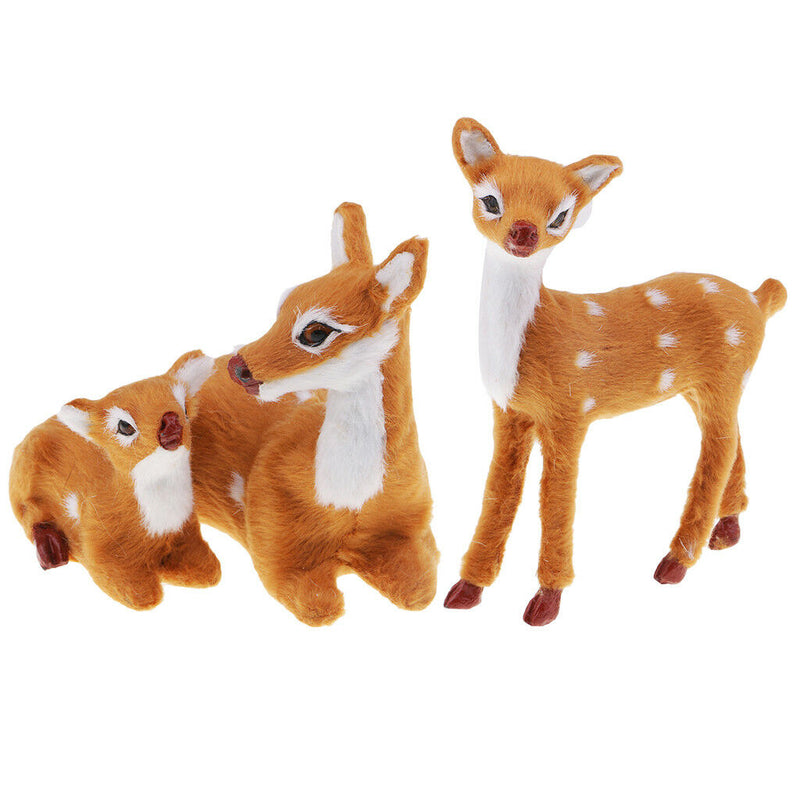 Christmas Deer Elk Prop Plush Animal Mother-child Deer & Female Deer Toys