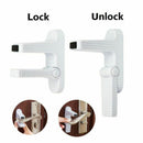 Door Handle Lock (2 Packs), Child Protection Door Lock With Adhesive, Home