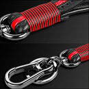 Premium leather keychain, handmade leather car keychain keychain for Porsch