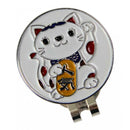 Magnetic Golf Cap Clip Ball Marker Golf Hat Metal Clamp Popular Cat
