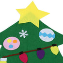 DIY Felt Christmas Tree Set with Ornaments for Kids Xmas Gifts Door Wall Ha