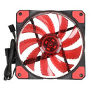 120mm PC Computer 16dB Ultra Silent 33 LEDs Case Fan Heatsink Cooler
