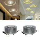 3W LED Aluminum Ceiling Light Fixture White Pendant Light Chandelier K9R8 L D4P5