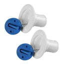 2PCS Deck Filler Fuel Filler Boat 38mm or 1 1/2' Built in Breather White Cap