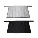 Black Car Sunshade Large Block Shield Windshield Cover Fornt Rear SnowIce Shield