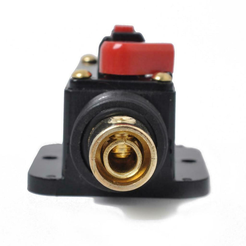 60A InLine DC Circuit Breaker Manual Reset Stereo/Audio Car/RV Fuse Holder