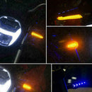 2PCS Motorcycle LED Turn Signal Lamp Sequential Flowing Lights Indicator Am S7A4