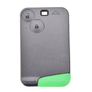 Replacement 2 button Key Card Shell/Case +Blank Blade Renault Laguna Espace 3-y