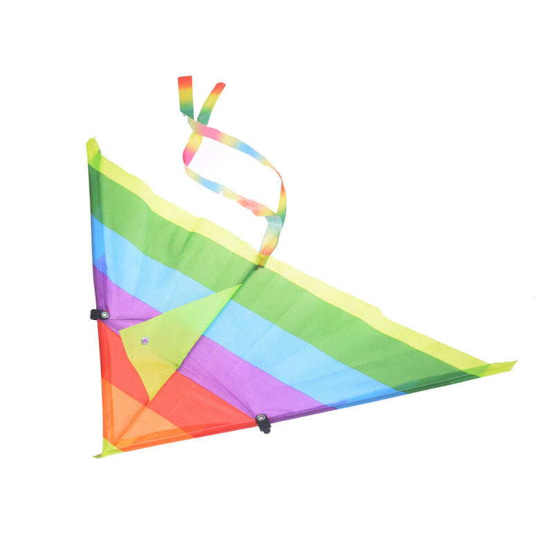 1PC Rainbow Kite Outdoor Baby Toys For Kids Kites without Control Bar and LineM&