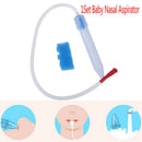 Newborn Baby Soft Tip Nose Nasal Aspirator Cleaner Absorption Vacuum Suction OZ
