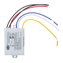 Wireless ON/OFF 3-Way 220V LED Lamp Remote Control Switch Receiver Transmitter