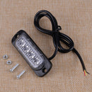4-LED Flashing Recovery Strobe Car Emergency Light Grill Breakdown 12V-24V New