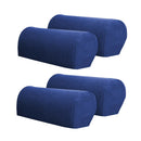 Stretch Sofa Armrest Covers Anti-Slip Couch Armrest Protector Dark Blue