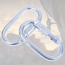 18 KN Outdoor Rock Climbing Security Safety Buckle Carabiner Hook Master  OZ