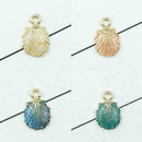 13Pcs Mixed Starfish Conch Shell Metal Charms Pendant DIY Jewelry Making m V4W8