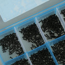 1000Pcs/set M1 M1.2 M1.4 M1.7 mix PA head micro screws round heaO FT