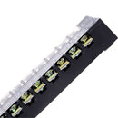 TB-1510 10 Positions Dual Rows Covered Screw Terminal Block 600V 15A JR